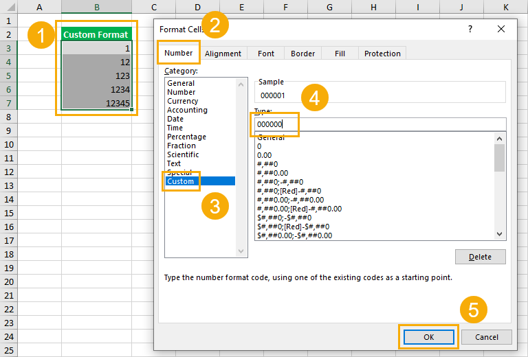 5 Cách thêm số 0 vào đầu các ô trong Excel đơn giản nhất